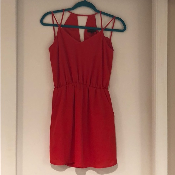 Banana Republic / strappy red minidress / 2P - Picture 3 of 4